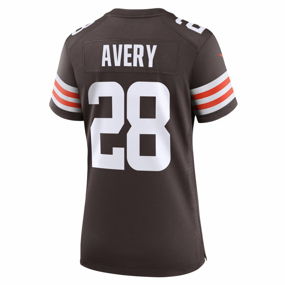 Cleveland Browns Tre Avery  Women's Team Game Jersey | NFL Online
