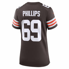 Cleveland Browns Tyre Phillips  Women's Team Game Jersey | NFL Sale