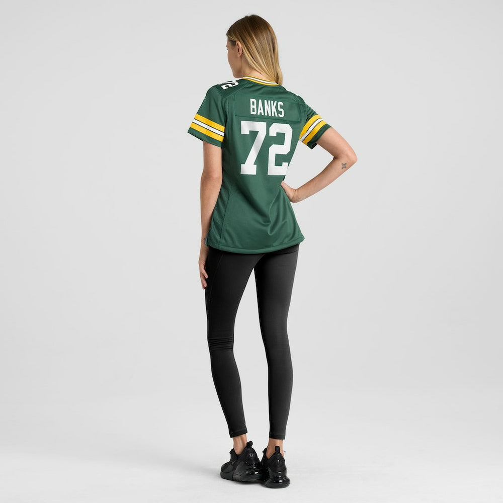 Green Bay Packers Brant Banks  Women's Team Game Jersey | NFL Online