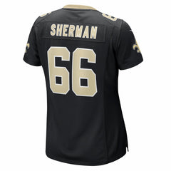 New Orleans Saints William Sherman  Women's Team Game Jersey | NFL Sale