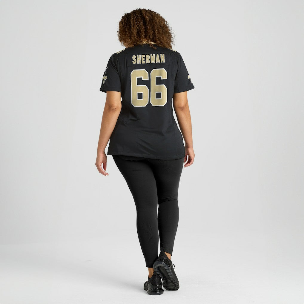 New Orleans Saints William Sherman  Women's Team Game Jersey | NFL Sale