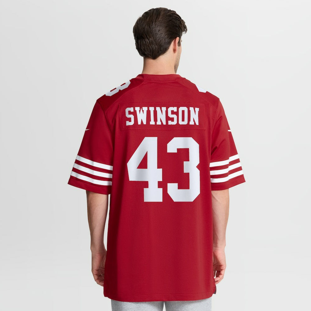 San Francisco 49ers Messiah Swinson  Team Game Jersey | NFL Near me