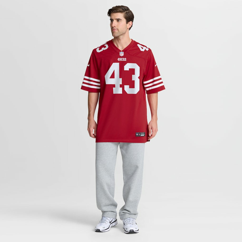 San Francisco 49ers Messiah Swinson  Team Game Jersey | NFL Near me