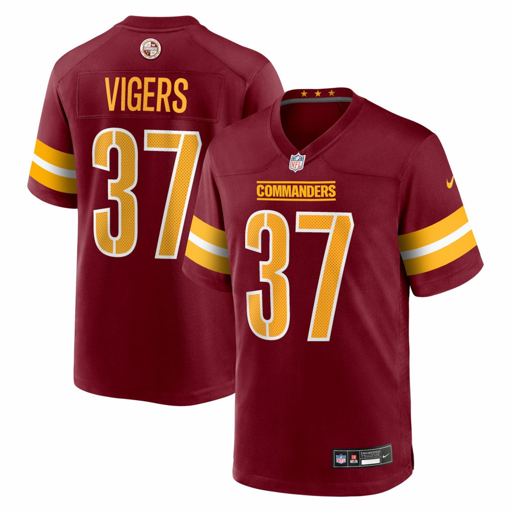 Washington Commanders Car'lin Vigers  Team Game Jersey | NFL Outlet