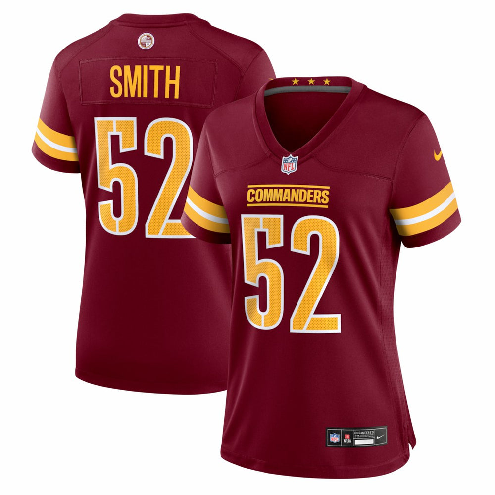 Washington Commanders Preston Smith  Women's Team Game Jersey | NFL Outlet