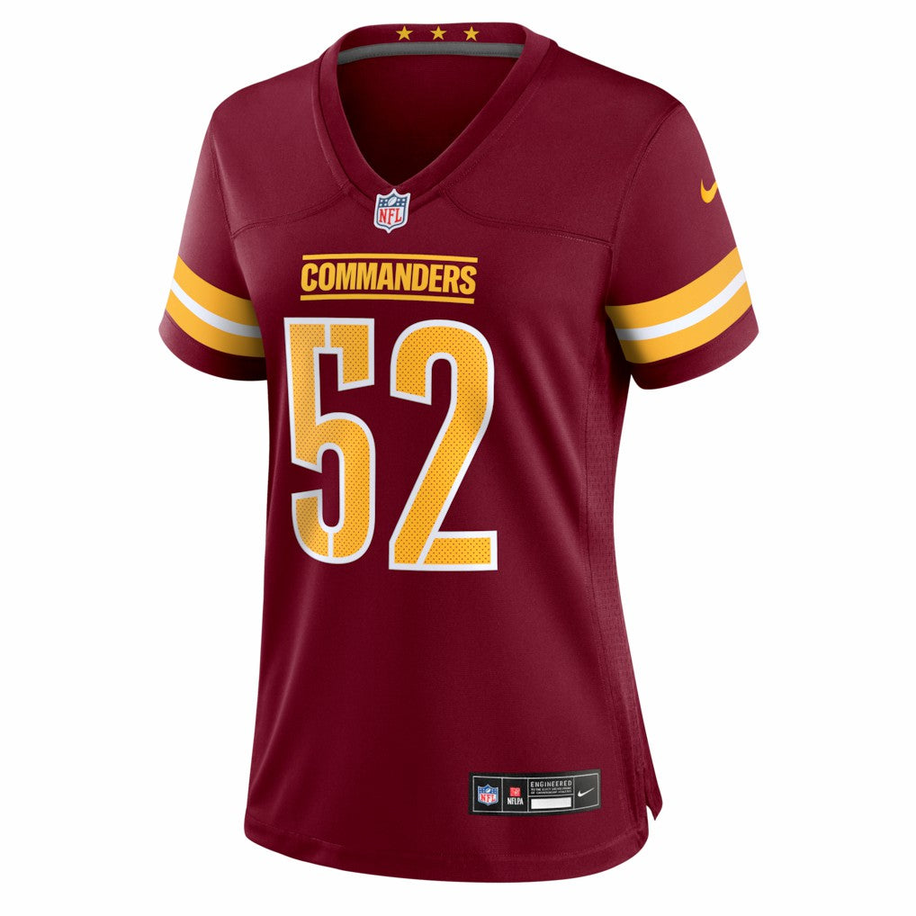 Washington Commanders Preston Smith  Women's Team Game Jersey | NFL Outlet