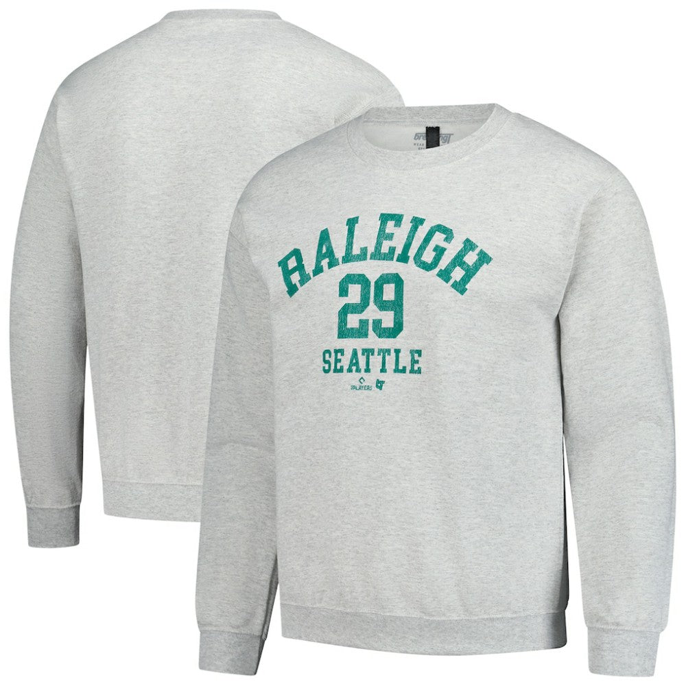 Cal Raleigh MLBPA BreakingT Unisex Player Name & Number Sweatshirt - MLB Sweatshirts