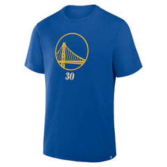 Royal Stephen Curry Golden State Warriors In The Paint Name & Number T-Shirt sale | NBA
