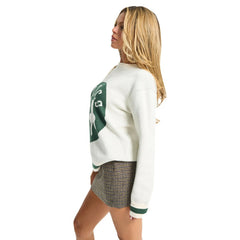 Cream Boston Celtics Terez Unisex Oversized Sweater | NBA