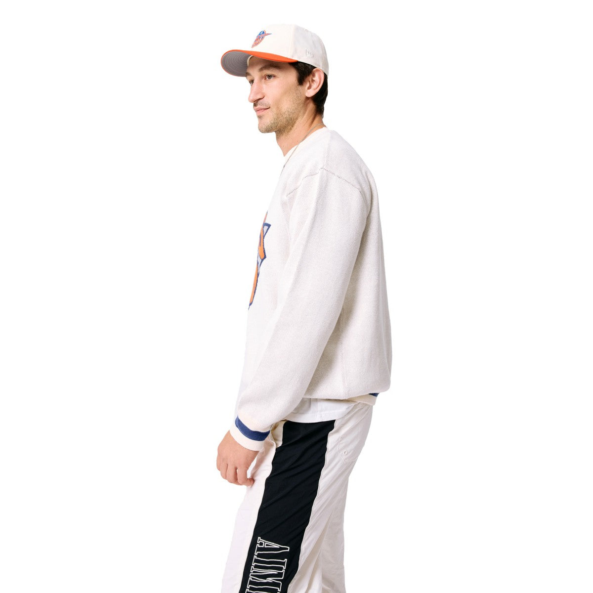 Cream New York Knicks Terez Unisex Oversized Sweater | NBA