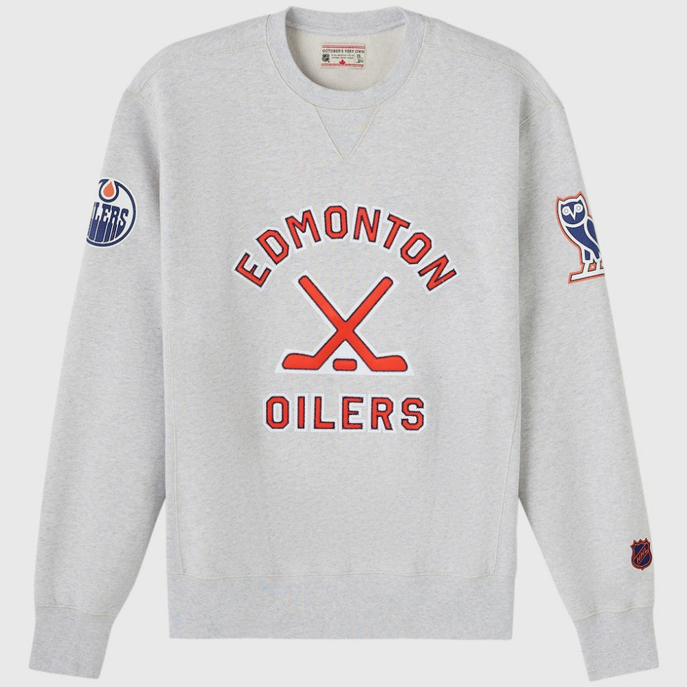 Edmonton Oilers OVO x NHL Fleece Sweatshirt -  NHL Sweatshirts
