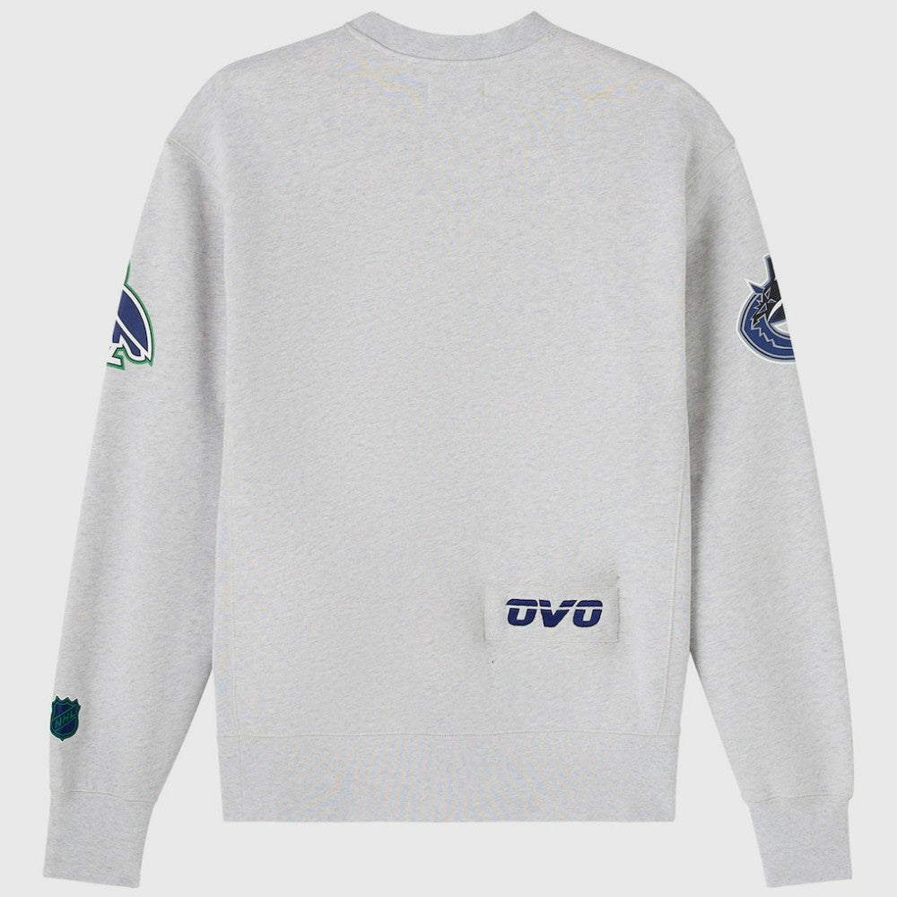 Vancouver Canucks OVO x NHL Fleece Sweatshirt -  NHL Sweatshirts