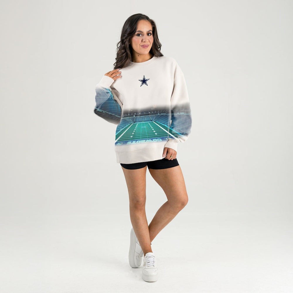 Dallas Cowboys Gameday Couture Women's Power Move Stadium Premium Drop Shoulder Sweatshirt | NFL Near me