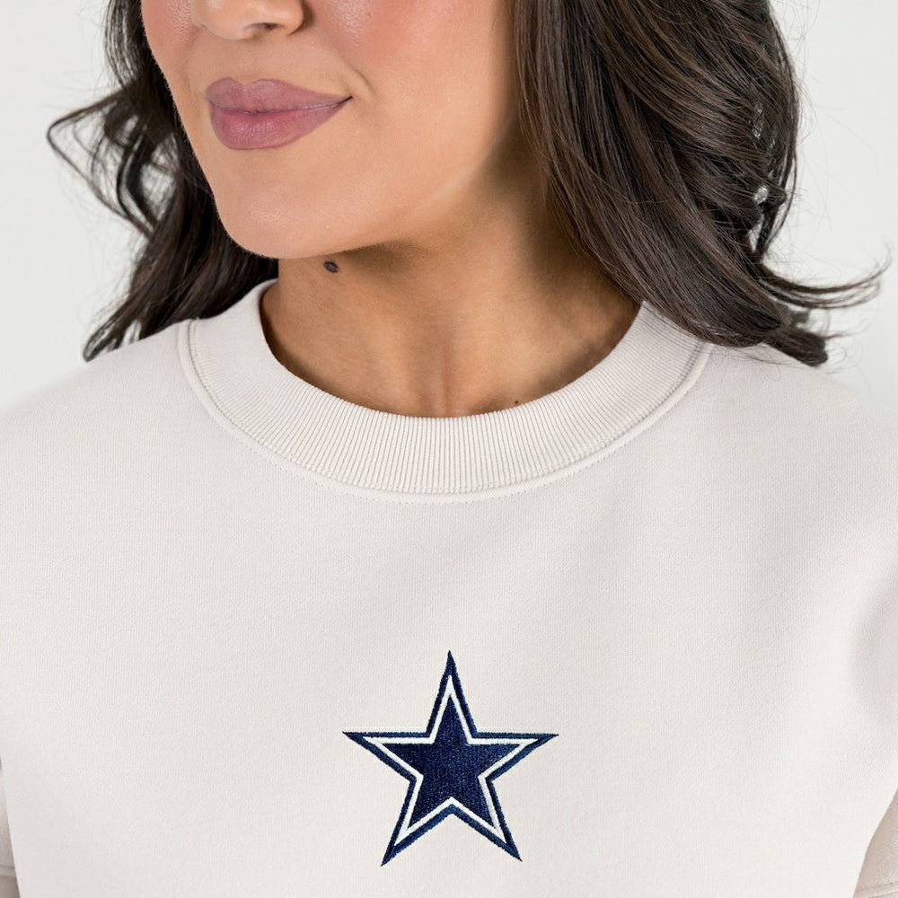 Dallas Cowboys Gameday Couture Women's Power Move Stadium Premium Drop Shoulder Sweatshirt | NFL Near me