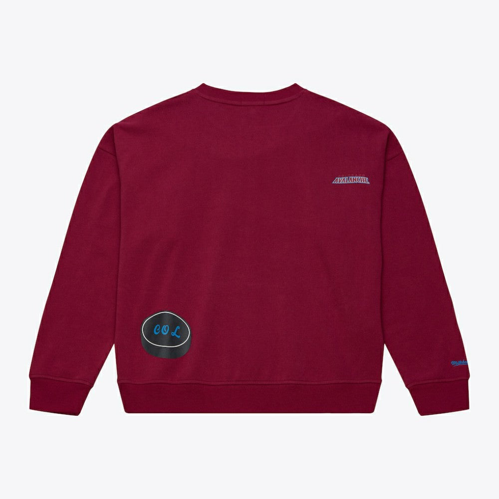 Colorado Avalanche Mitchell & Ness Women's Crewneck Sweatshirt -  NHL Sweatshirts