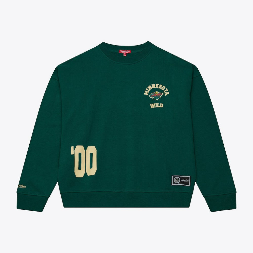 Minnesota Wild Mitchell & Ness Women's Crewneck Sweatshirt -  NHL Sweatshirts