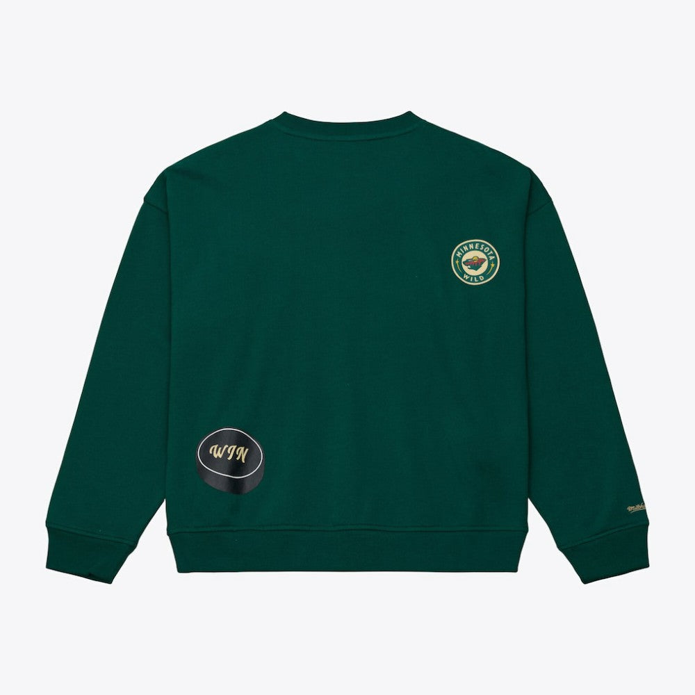 Minnesota Wild Mitchell & Ness Women's Crewneck Sweatshirt -  NHL Sweatshirts