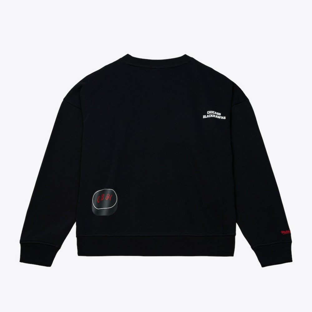 Chicago Blackhawks Mitchell & Ness Women's Crewneck Sweatshirt -  NHL Sweatshirts