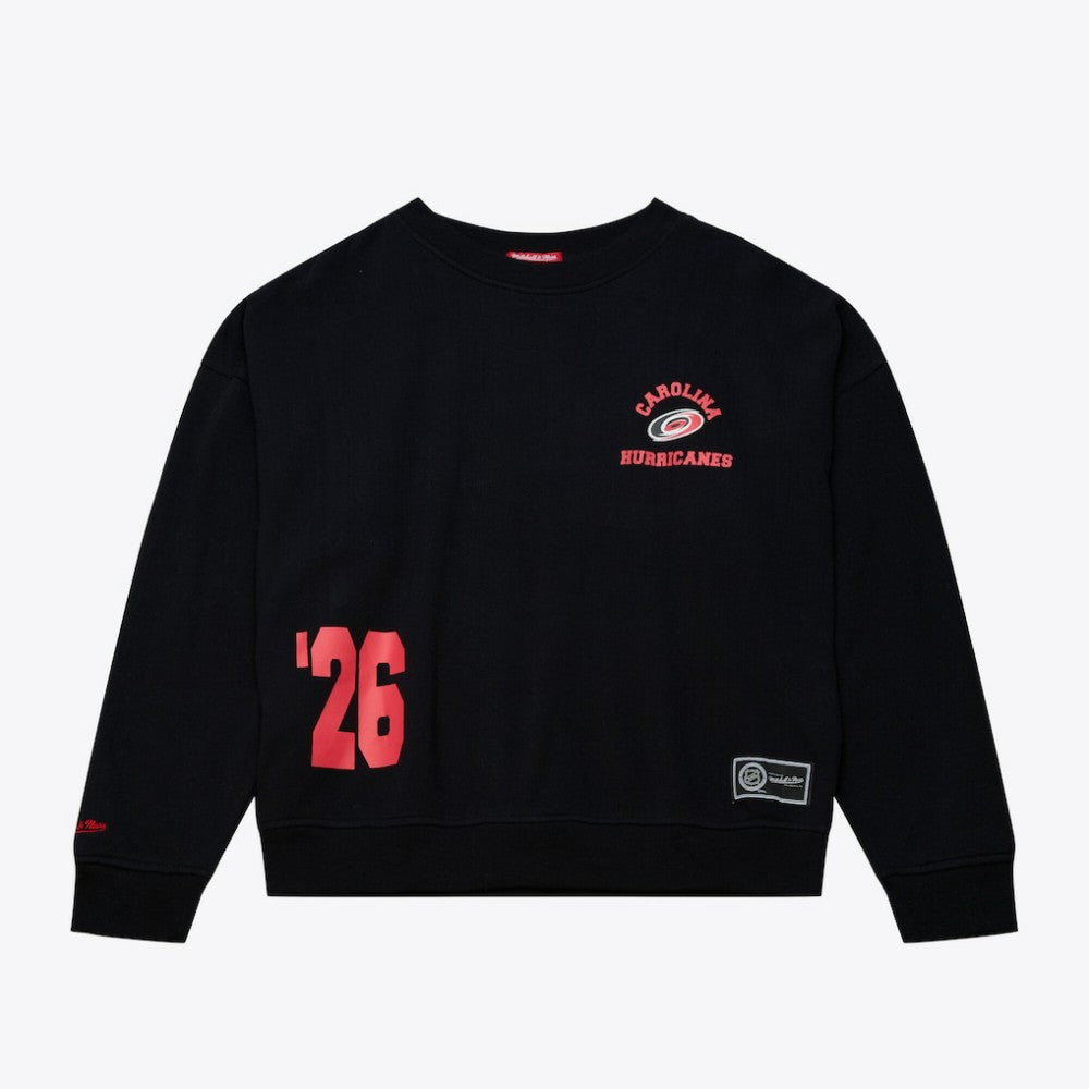 Carolina Hurricanes Mitchell & Ness Women's Crewneck Sweatshirt -  NHL Sweatshirts