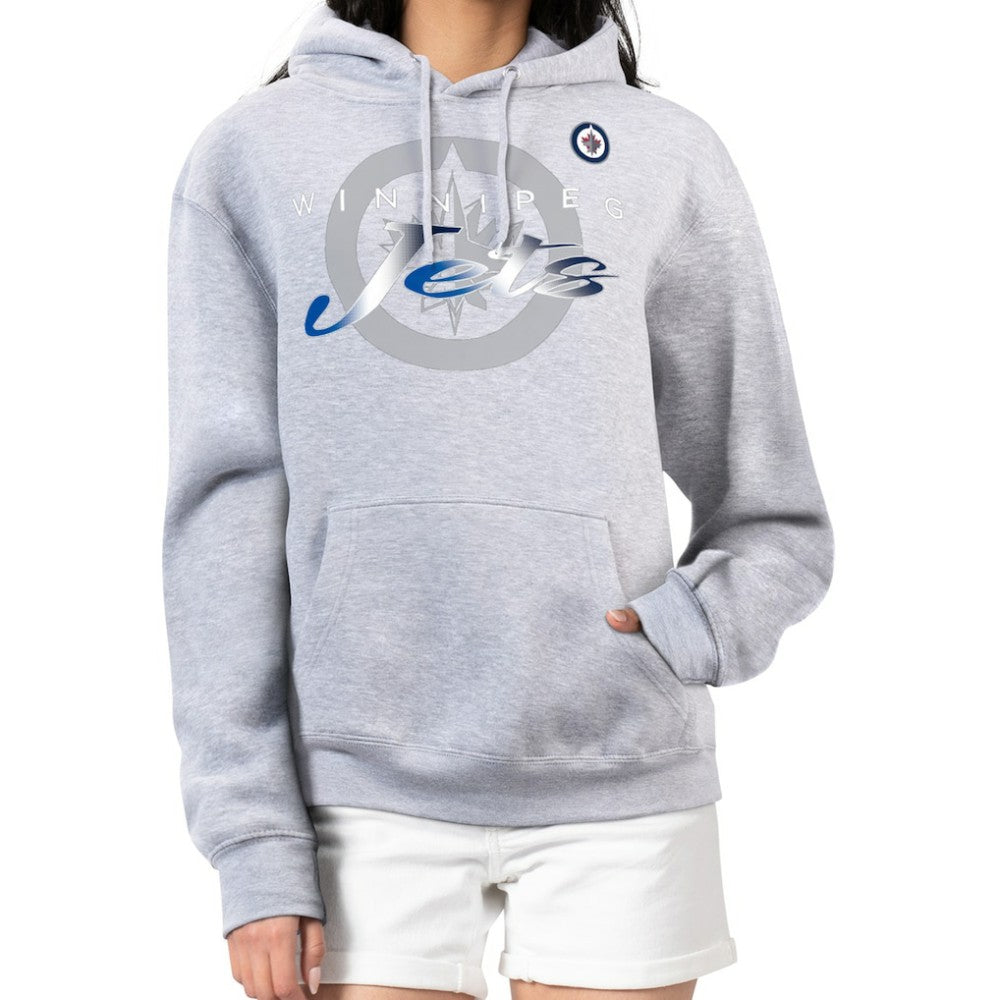 Winnipeg Jets G-III 4Her by Carl Banks Women's Shadow Logo Fleece Hoodie -  NHL Hoodies