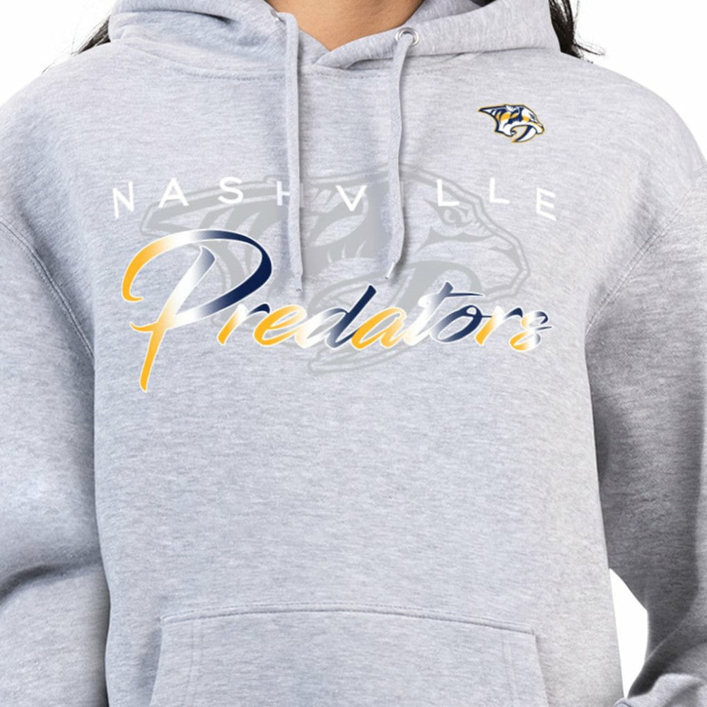 Nashville Predators G-III 4Her by Carl Banks Women's Shadow Logo Fleece Hoodie -  NHL Hoodies