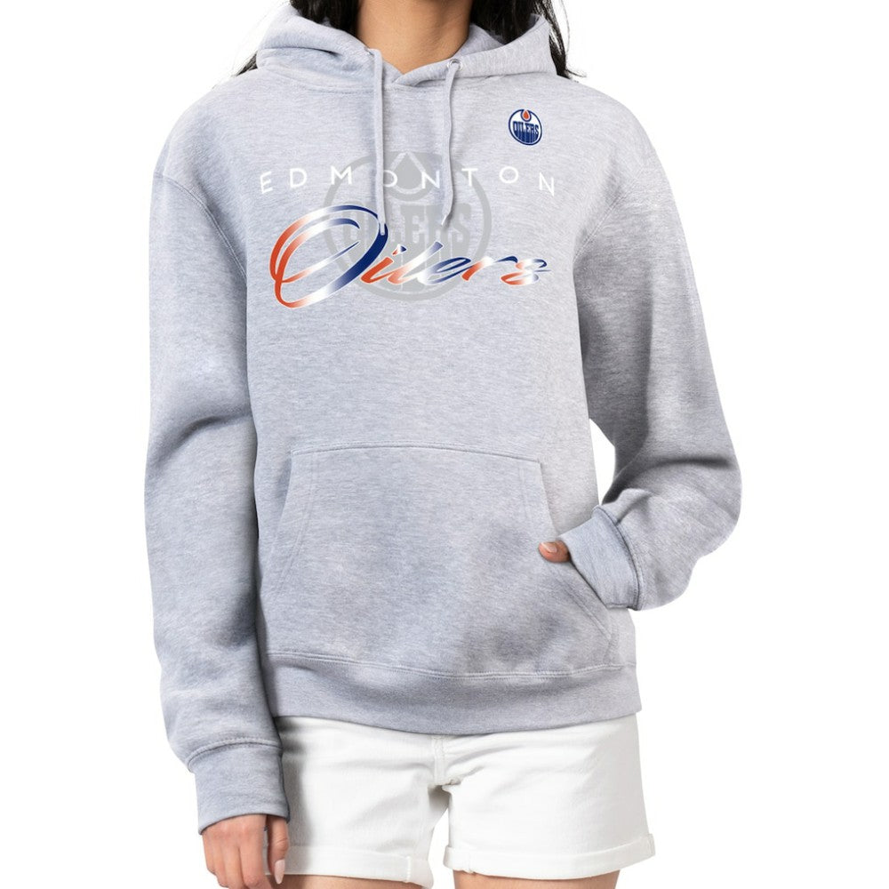 Edmonton Oilers G-III 4Her by Carl Banks Women's Shadow Logo Fleece Hoodie -  NHL Hoodies