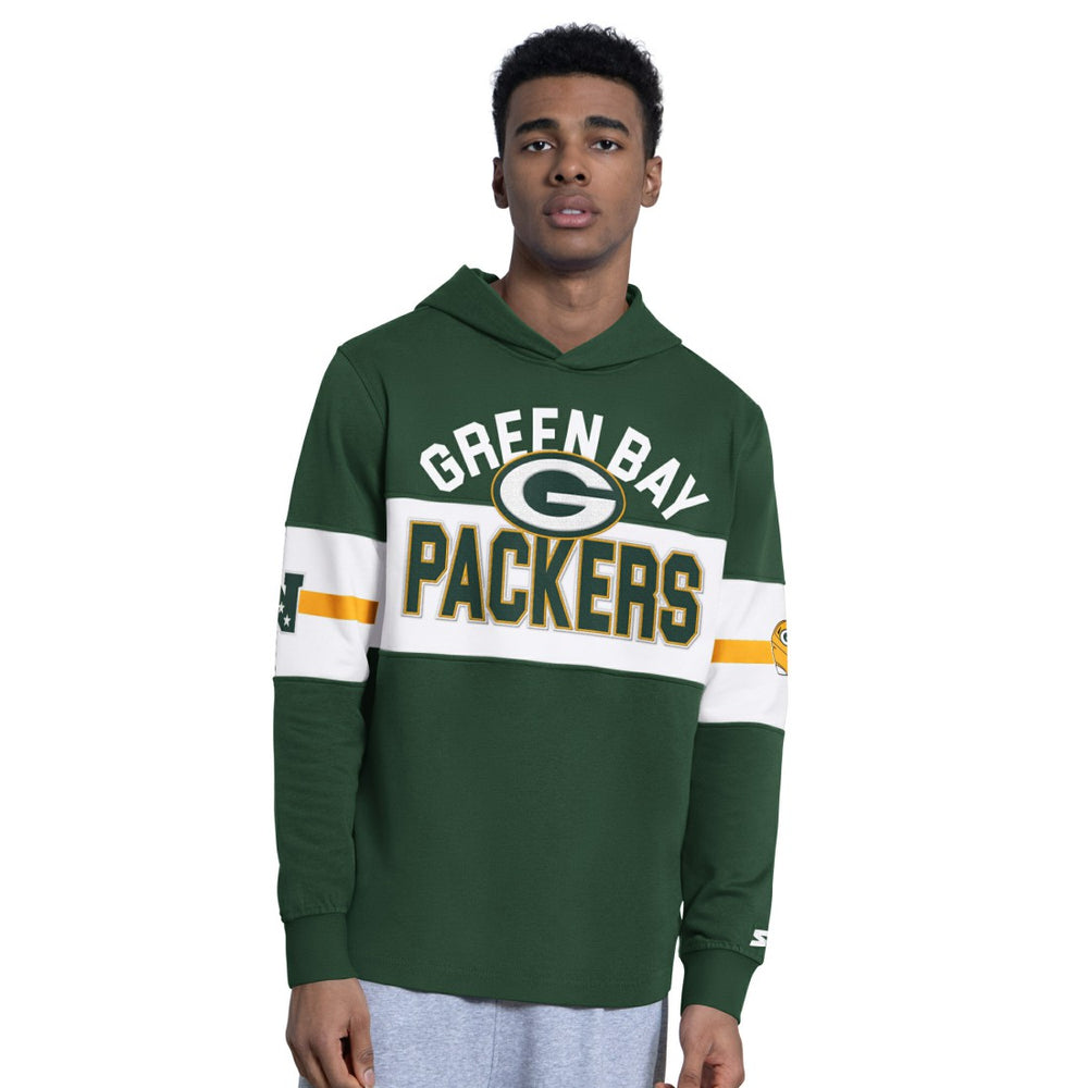 Green Bay Packers Starter Fullback Jersey Hoodie | NFL Discount