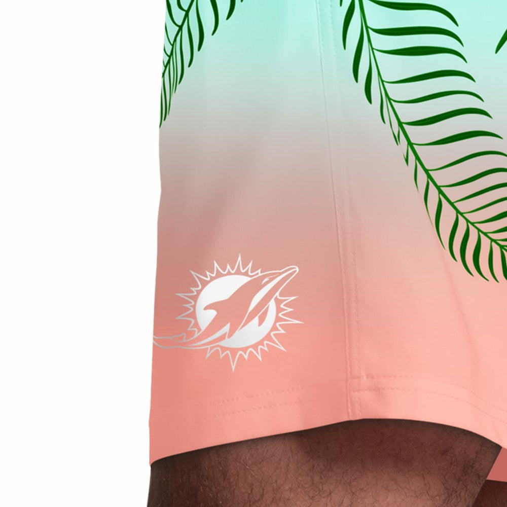 Miami Dolphins Margaritaville Sunset On The Beach Swim Shorts | NFL New