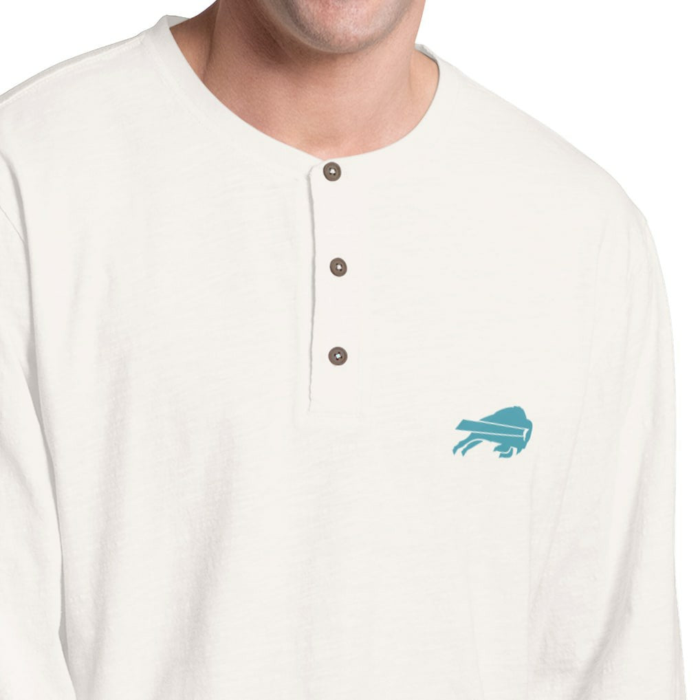 Buffalo Bills Margaritaville Island Reserve Long Sleeve Slub Henley Shirt | NFL Outlet