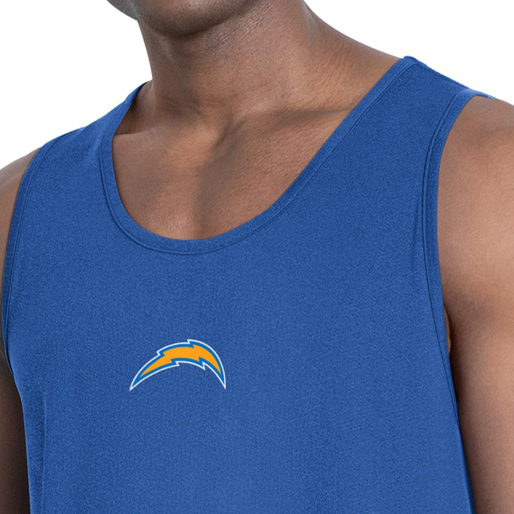 Los Angeles Chargers MSX by Michael Strahan Energy Scoop Neck Tank Top | NFL Outlet