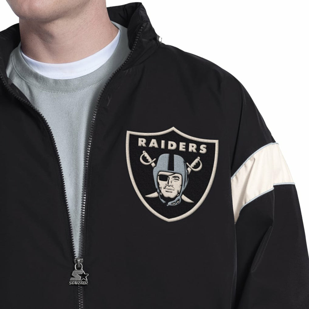 Las Vegas Raiders Starter The Gust Full-Zip Hooded Jacket | NFL On sale