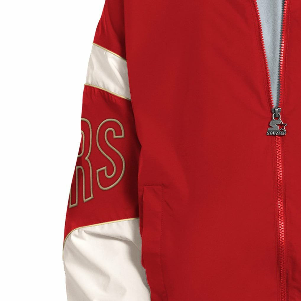 San Francisco 49ers Starter The Gust Full-Zip Hooded Jacket | NFL Sale