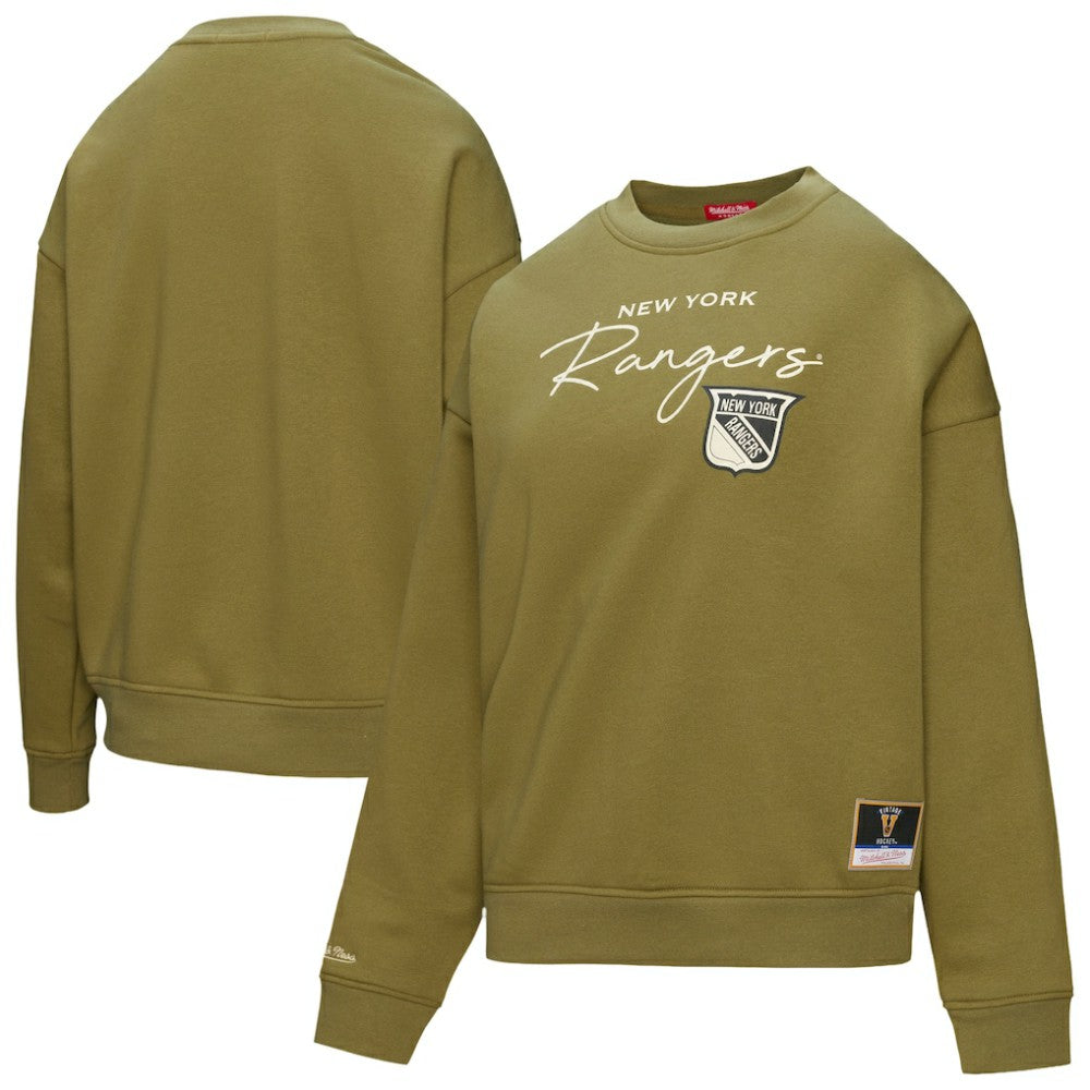 New York Rangers Mitchell & Ness Women's Fleece Sweatshirt -  NHL Sweatshirts