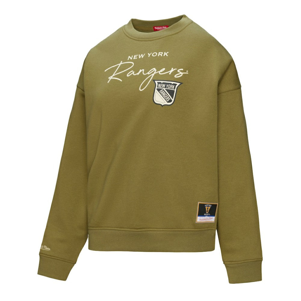New York Rangers Mitchell & Ness Women's Fleece Sweatshirt -  NHL Sweatshirts