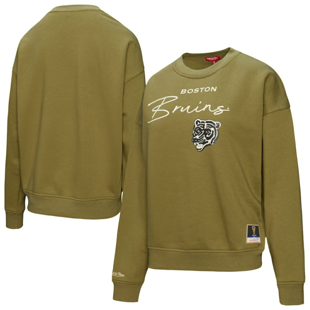 Boston Bruins Mitchell & Ness Women's Fleece Sweatshirt -  NHL Sweatshirts