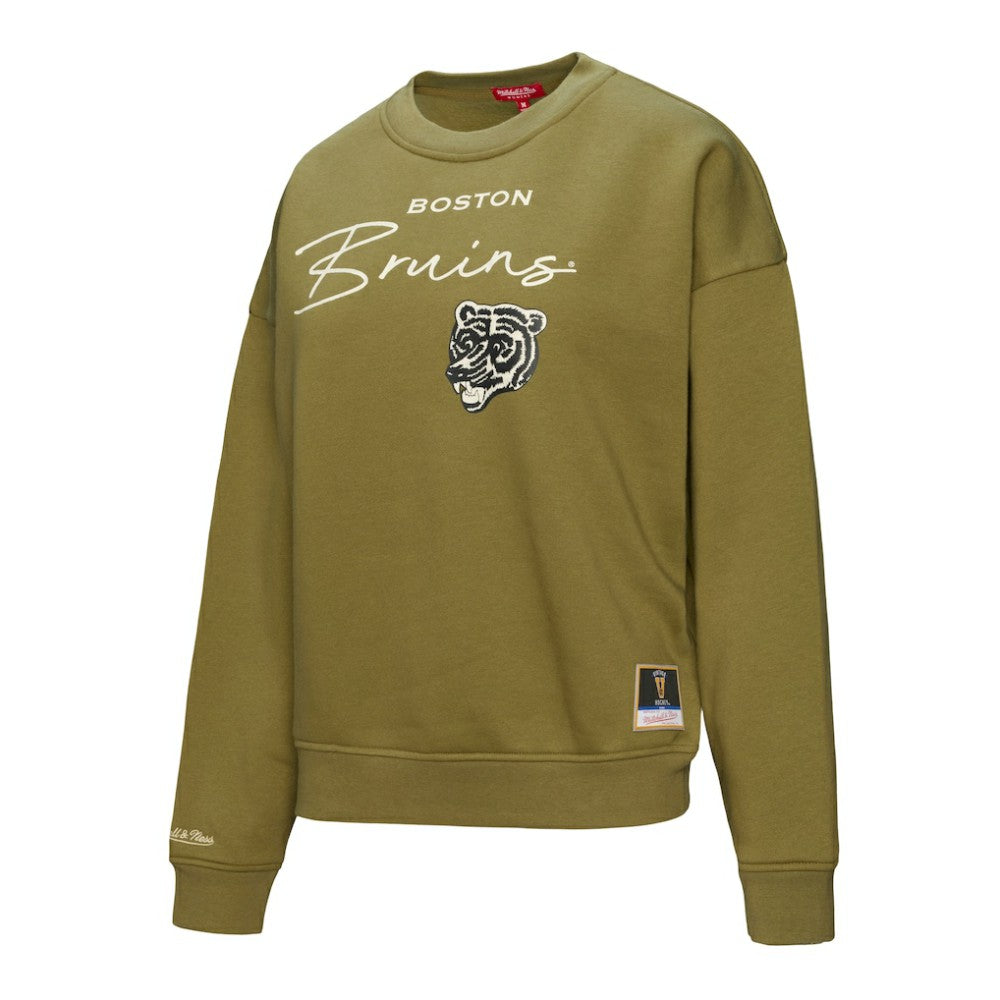 Boston Bruins Mitchell & Ness Women's Fleece Sweatshirt -  NHL Sweatshirts