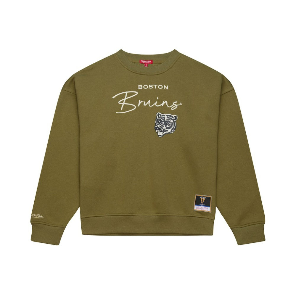 Boston Bruins Mitchell & Ness Women's Fleece Sweatshirt -  NHL Sweatshirts