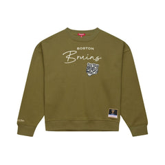 Boston Bruins Mitchell & Ness Women's Fleece Sweatshirt -  NHL Sweatshirts