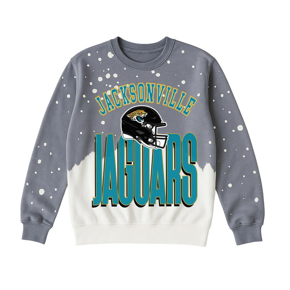 Jacksonville Jaguars Gameday Couture Women's Arch Rivals Faded Wash Sweatshirt | NFL Sale