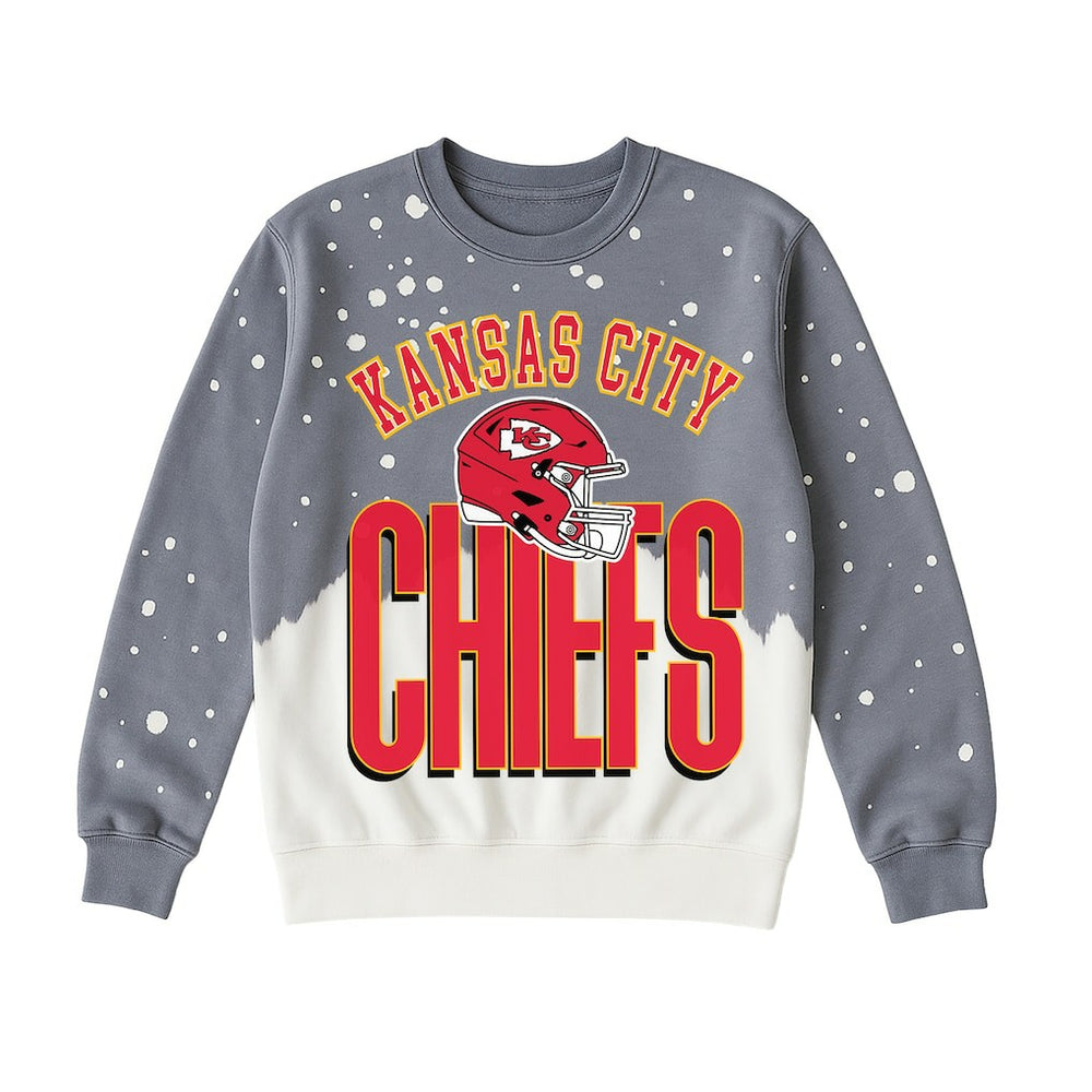 Kansas City Chiefs Gameday Couture Women's Arch Rivals Faded Wash Sweatshirt | NFL Online