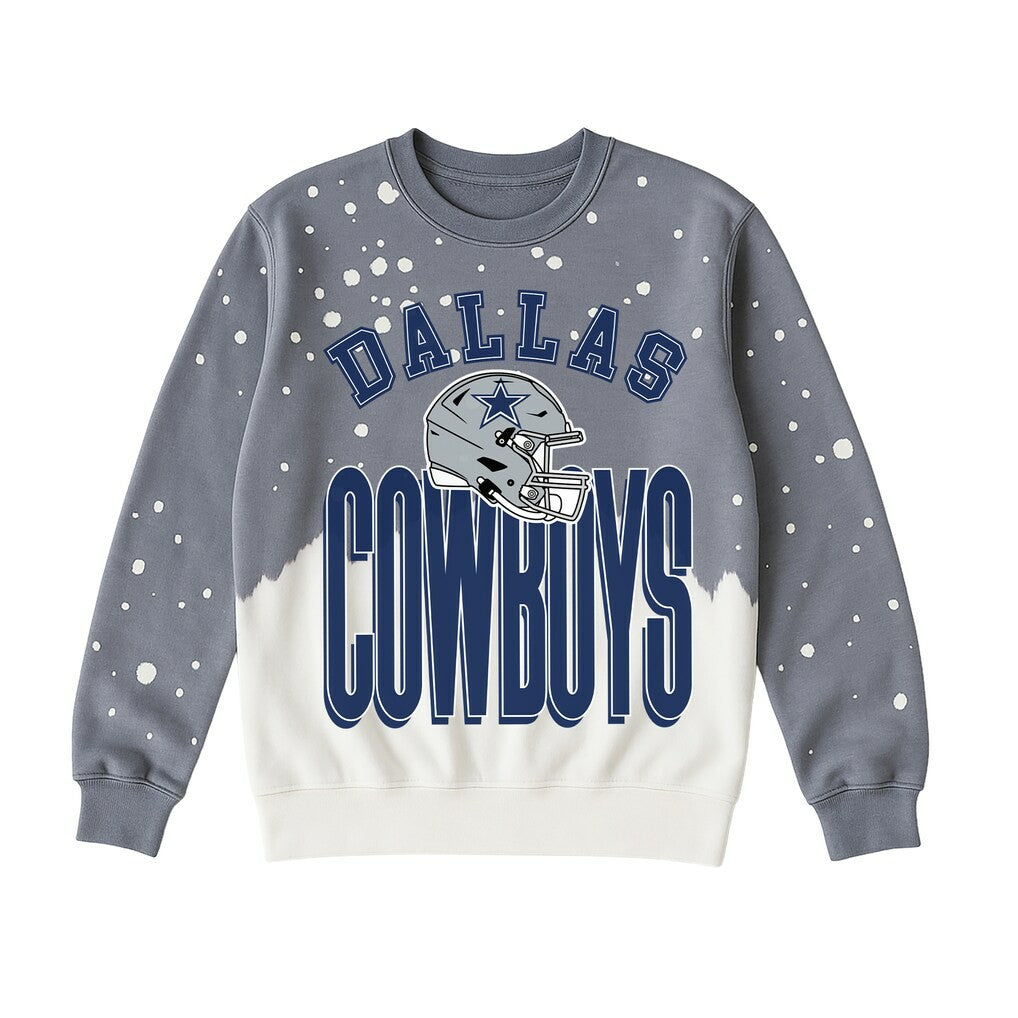 Dallas Cowboys Gameday Couture Women's Arch Rivals Faded Wash Sweatshirt | NFL Online