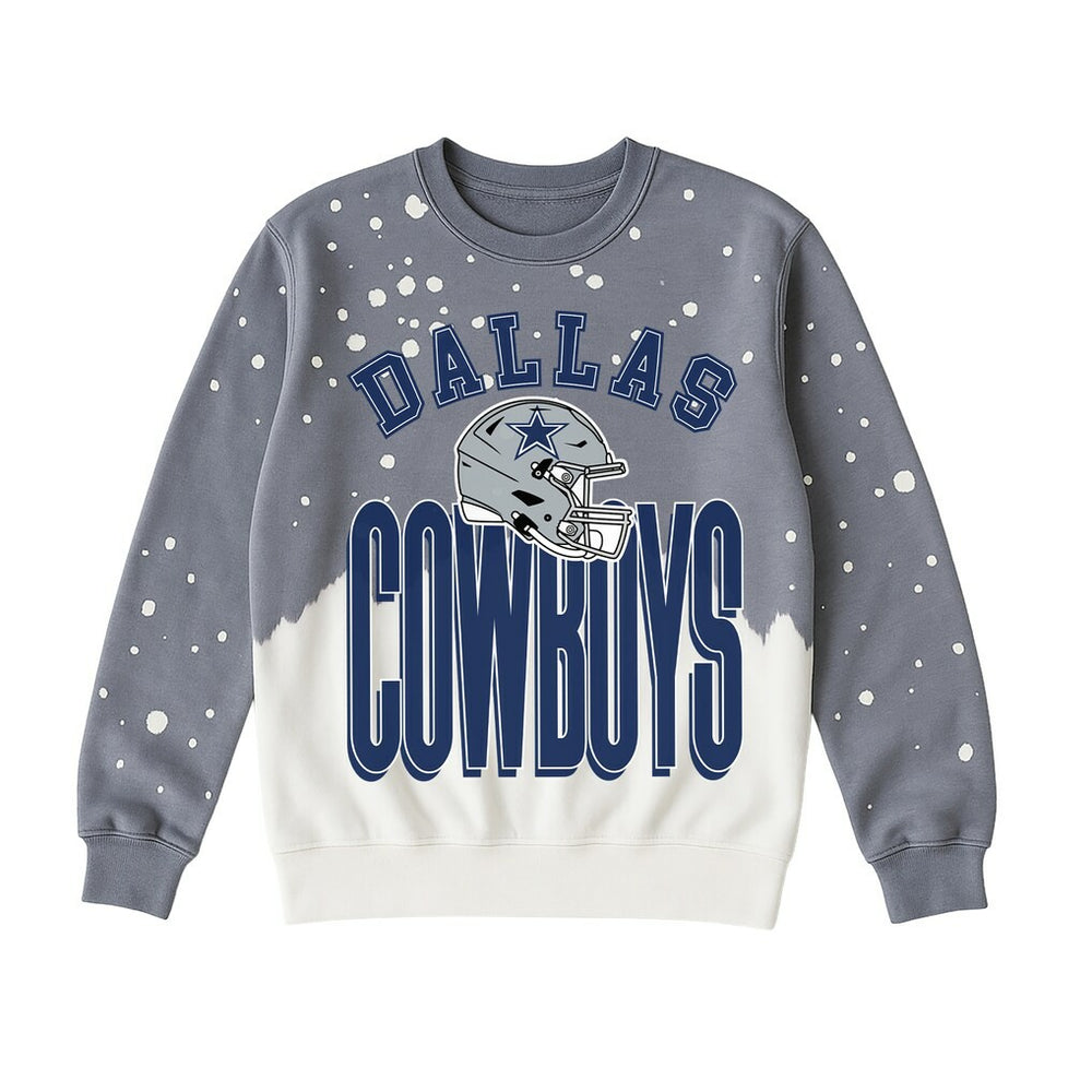 Dallas Cowboys Gameday Couture Women's Arch Rivals Faded Wash Sweatshirt | NFL Online