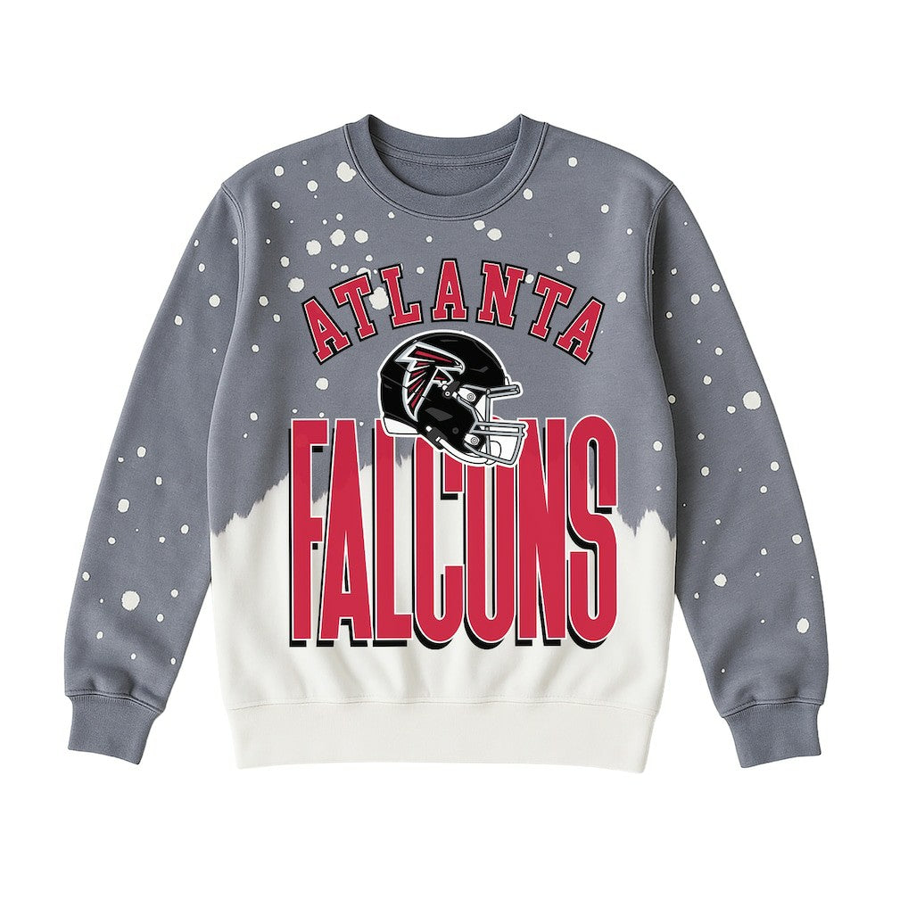 Atlanta Falcons Gameday Couture Women's Arch Rivals Faded Wash Sweatshirt | NFL US