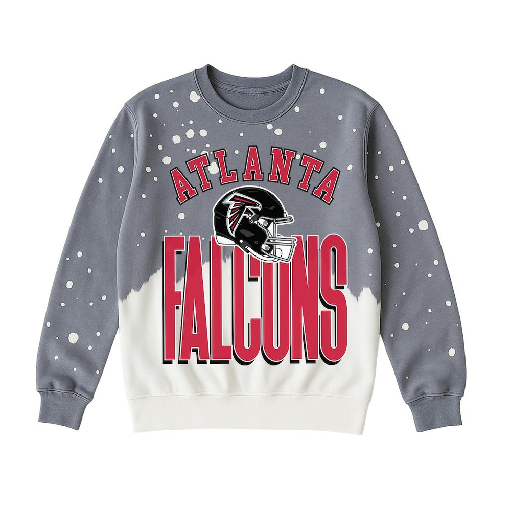 Atlanta Falcons Gameday Couture Women's Arch Rivals Faded Wash Sweatshirt | NFL US