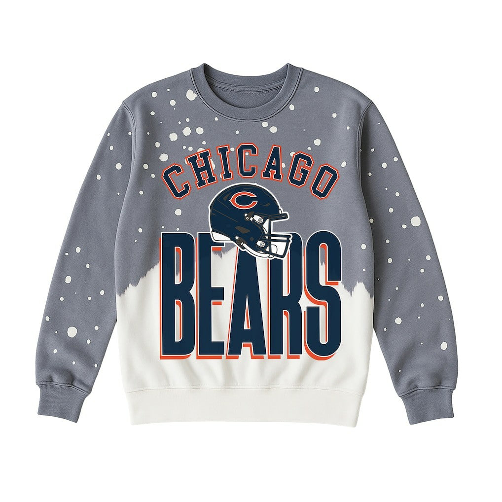 Chicago Bears Gameday Couture Women's Arch Rivals Faded Wash Sweatshirt | NFL Discount