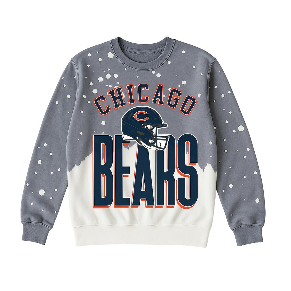 Chicago Bears Gameday Couture Women's Arch Rivals Faded Wash Sweatshirt | NFL Discount