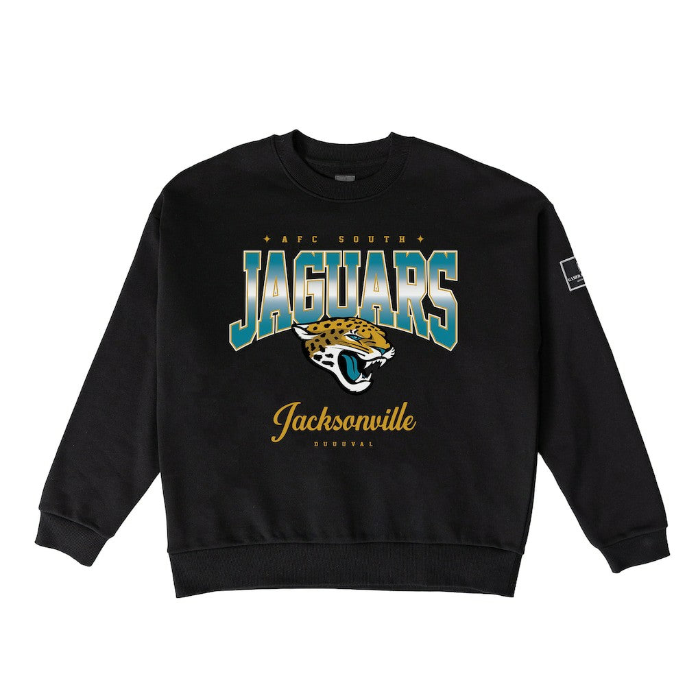 Jacksonville Jaguars Gameday Couture Women's Powerhouse Play Premium Fleece Sweatshirt | NFL On sale