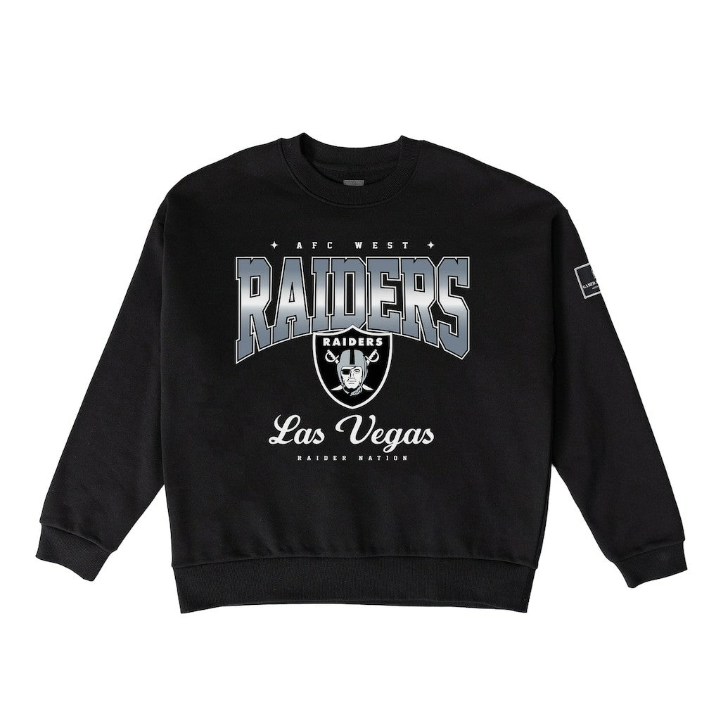 Las Vegas Raiders Gameday Couture Women's Powerhouse Play Premium Fleece Sweatshirt | NFL Sale