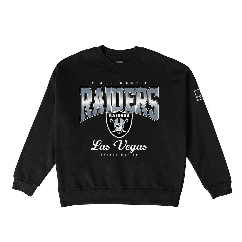 Las Vegas Raiders Gameday Couture Women's Powerhouse Play Premium Fleece Sweatshirt | NFL Sale