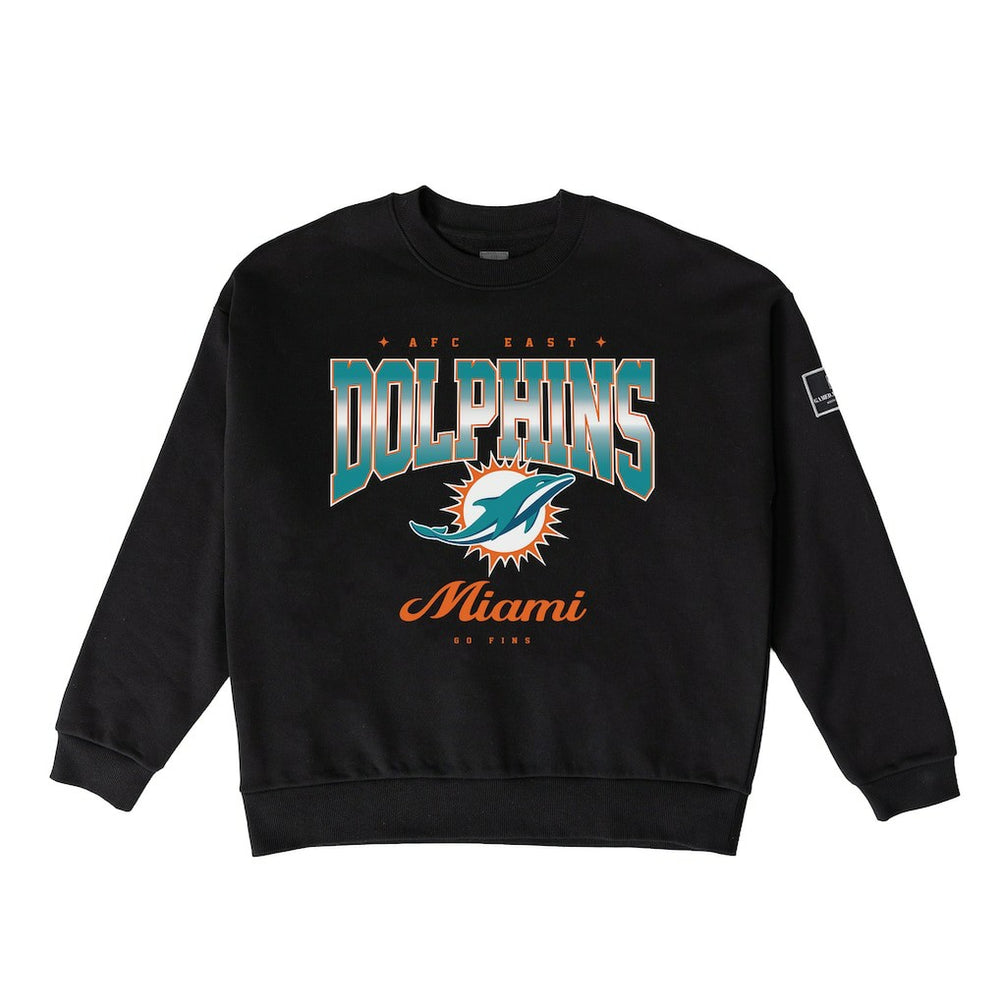 Miami Dolphins Gameday Couture Women's Powerhouse Play Premium Fleece Sweatshirt | NFL Online